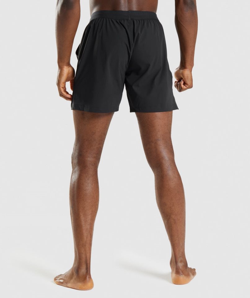 Men's Gymshark Studio Shorts Black | CA 567A1N